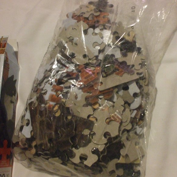 Lesley Ann Ivory's  Cats on the ledge Ceaco Puzzle - Picture 3 of 3